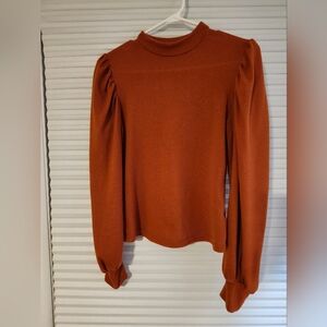 Shein top - rust color